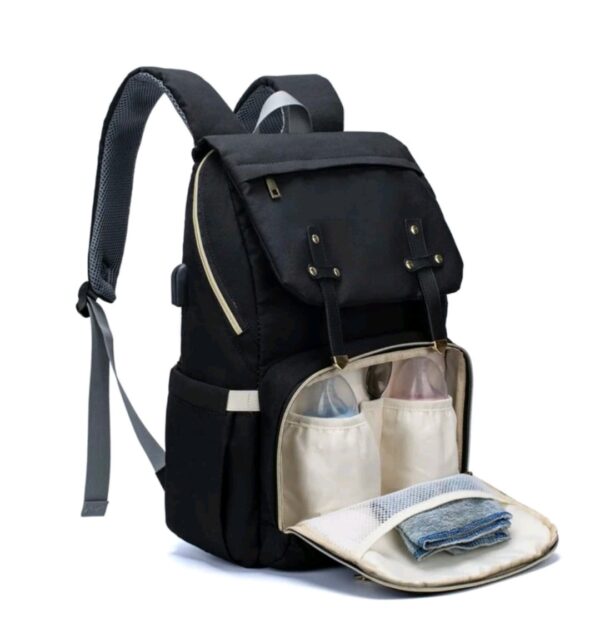 LE QUEEN-Diaper Bag Backpack /black - Image 2