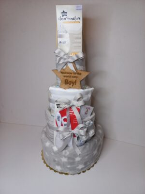 Diaper cakes gifts for newborn boys - Fedel Diaper Cake Gifts