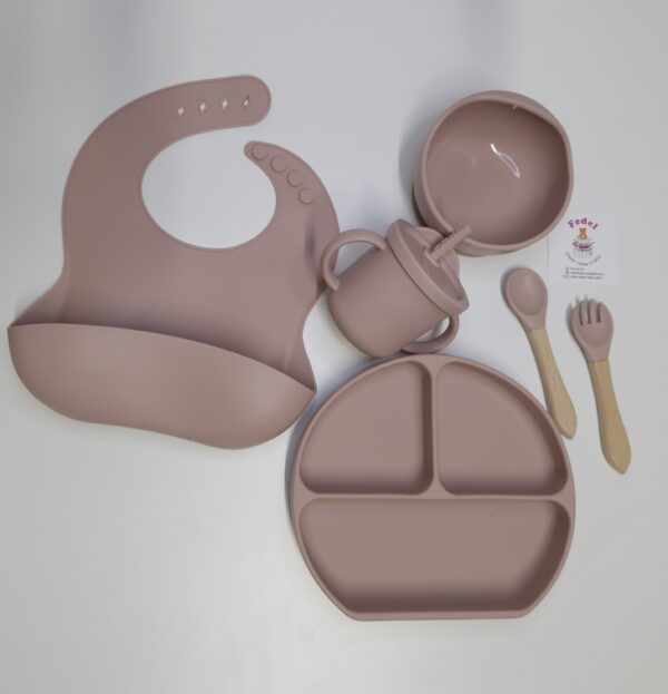 BABY FEEDING SILICONE SET 6PC BPA-FREE