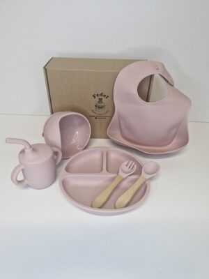 BABY FEEDING SILICONE SET 6PC BPA-FREE