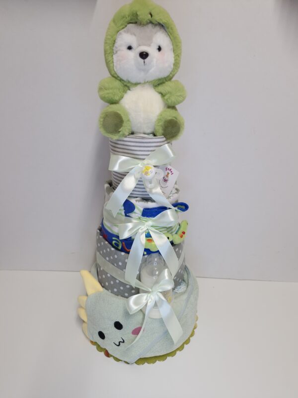 Diaper cakes gifts for newborn boys