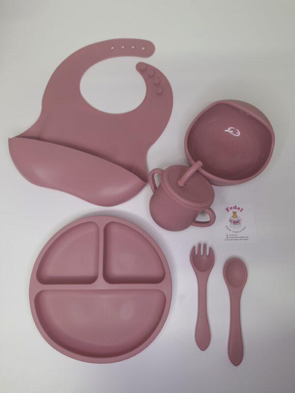 BABY FEEDING SILICONE SET 6PC BPA-FREE