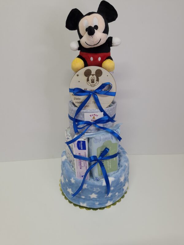 Diaper cakes gifts for newborn boys