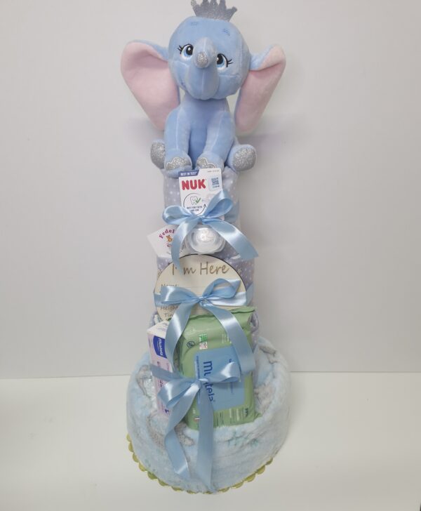 Diaper cakes gifts for newborn boys