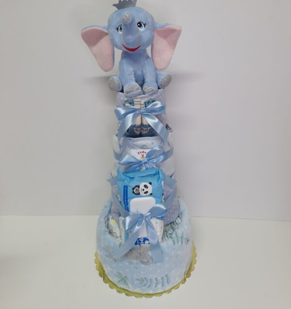 Diaper cakes gifts for newborn boys