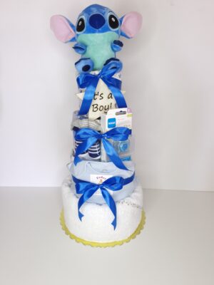 Diaper cakes gifts for newborn boys