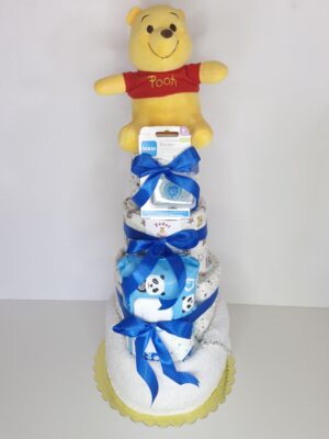 Diaper cakes gifts for newborn boys