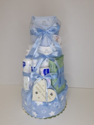 Diaper cakes gifts for newborn twins