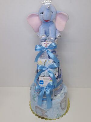 Diaper cakes gifts for newborn boys