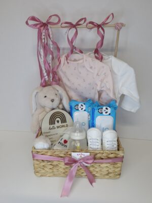 Handmade newborn gift for girl