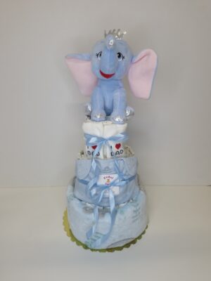 Diaper cakes gifts for newborn boys