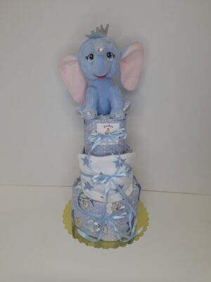 Diaper cakes gifts for newborn boys