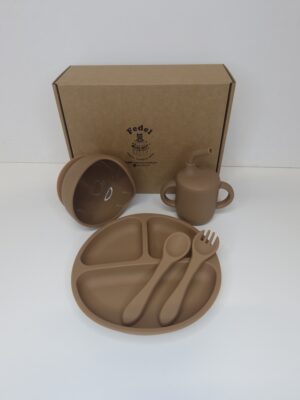 Limited edition/Baby Feeding Set - Brown