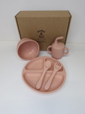 Limited edition/Baby Feeding Set - Coral
