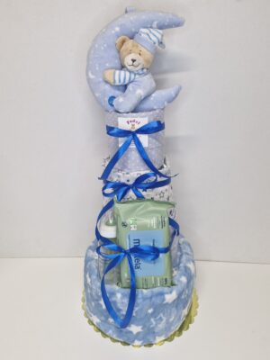 Diaper cakes gifts for newborn boys