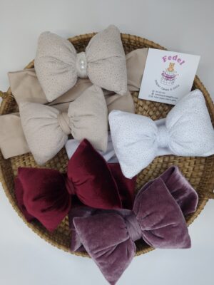 Handmade baby headbands 3-6 & 6-9 months