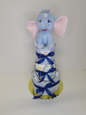 Diaper cakes gifts for newborn boys
