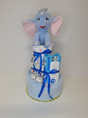Diaper cakes gifts for newborn boys