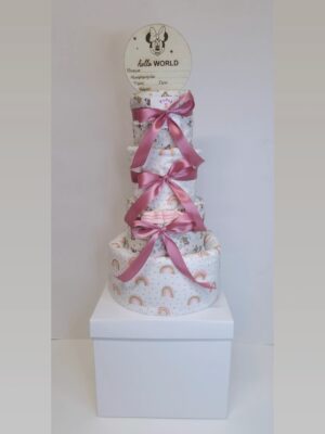 Giant / Diaper cakes gifts for newborn girls