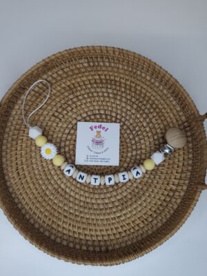 Pacifier's clips / MARGARITA YELLOW