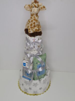 Diaper cakes gifts for newborn boys