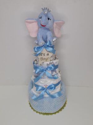 Diaper cakes gifts for newborn boys