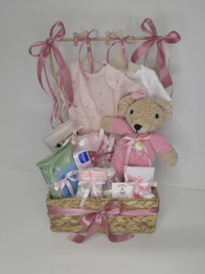 Diaper cakes gifts for newborn girls