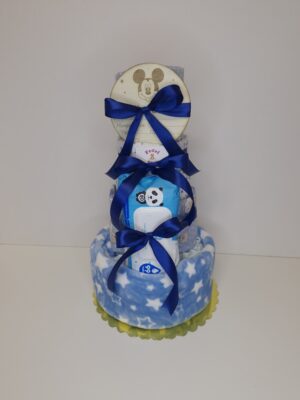 Diaper cakes gifts for newborn boys