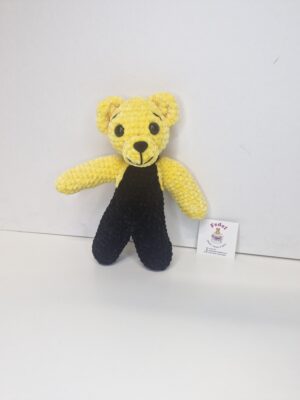 Handmade Knitted Toys/ Yellow Bear