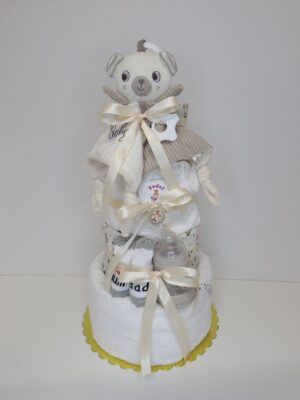Diaper cakes gifts for newborn boys