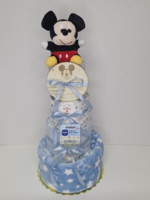 Diaper cakes gifts for newborn boys