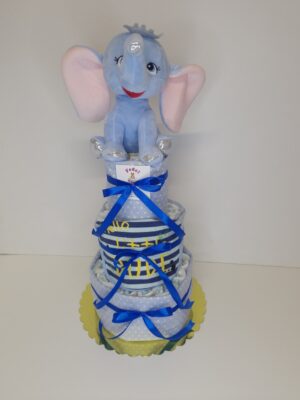 Diaper cakes gifts for newborn boys