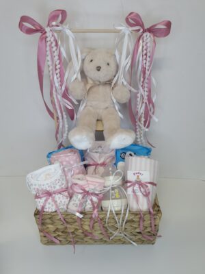 Diaper cakes gifts for newborn girls