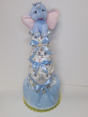 Diaper cakes gifts for newborn boys