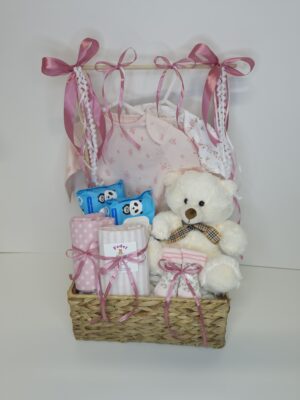 Diaper cakes gifts for newborn girls