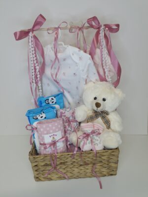 Diaper cakes gifts for newborn girls