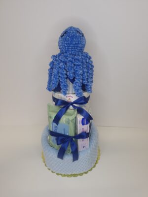 Diaper cakes gifts for newborn boys