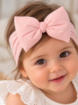 Baby Hairbands – Baby pink